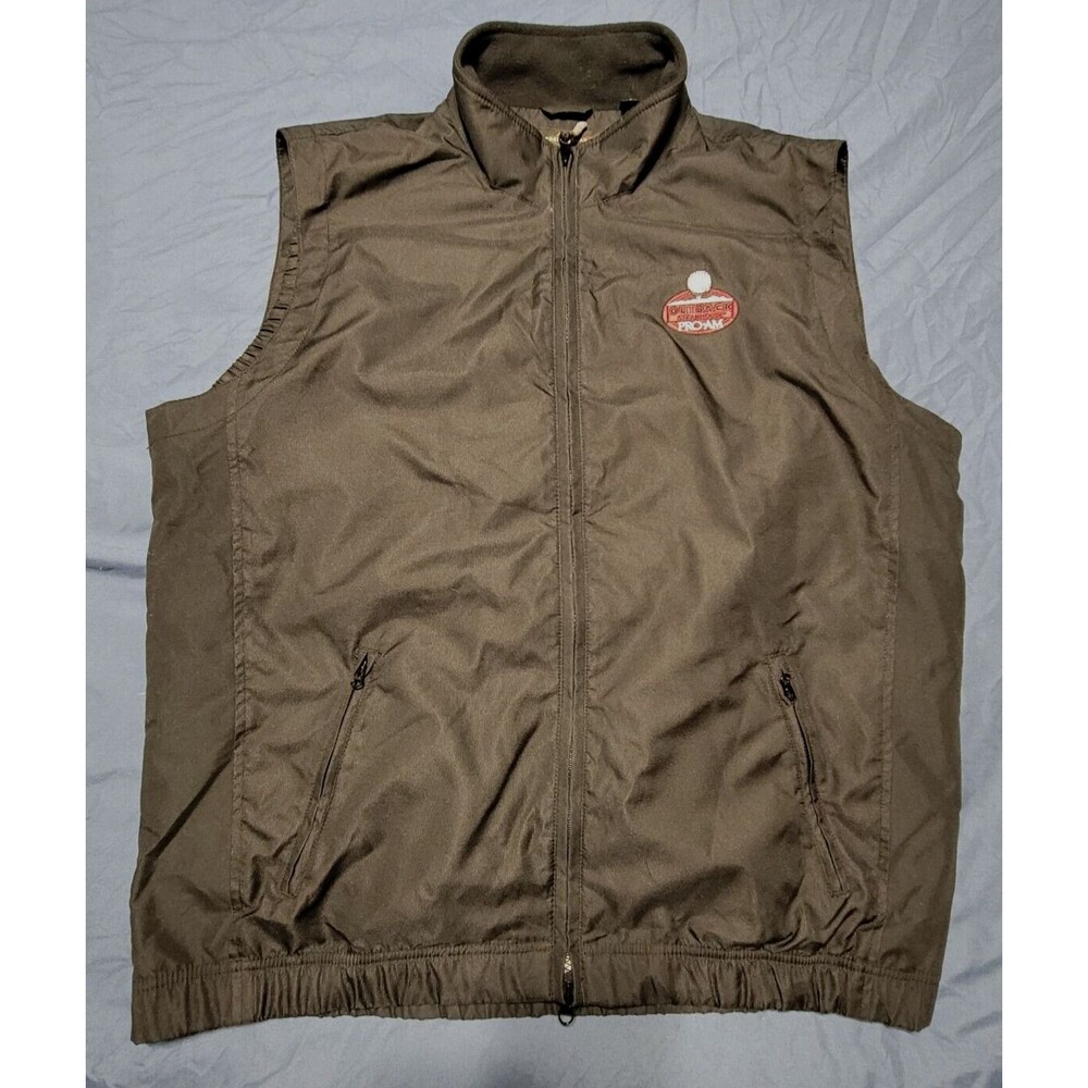 Greg Norman Outback Pro Am Wind Breaker Vest L Performance Poly